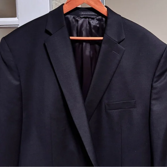 Lauren Ralph Lauren Elegant 100% Wool Black Blazer